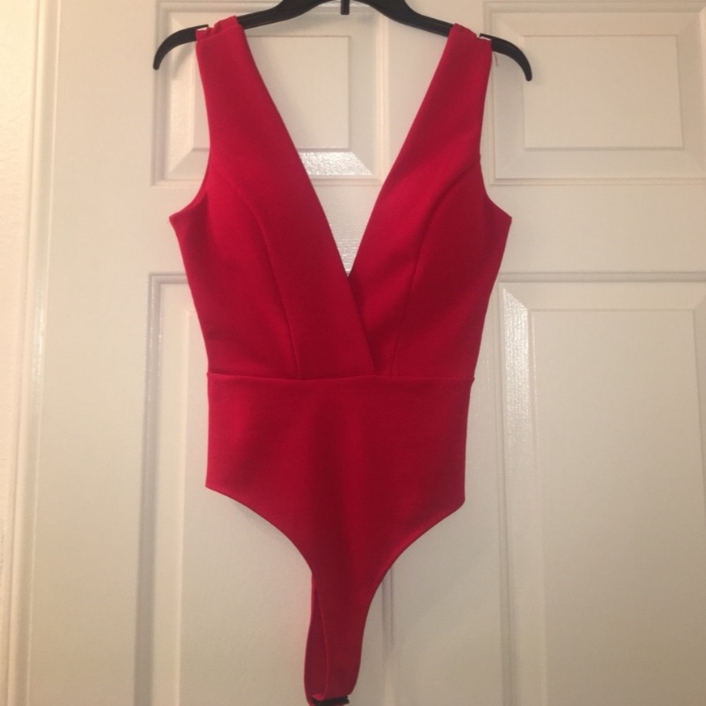 Boohoo Deep V Bodysuit